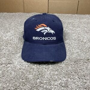 Vintage Denver Broncos Hat Cap‎ Mens Snapback Blue Sports Specialties Plain Logo